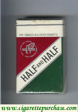 Half and Half cigarettes soft box